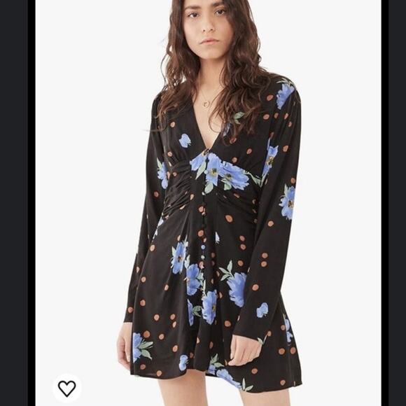 Free People date night dress in moonlight combo - Picture 1 of 13